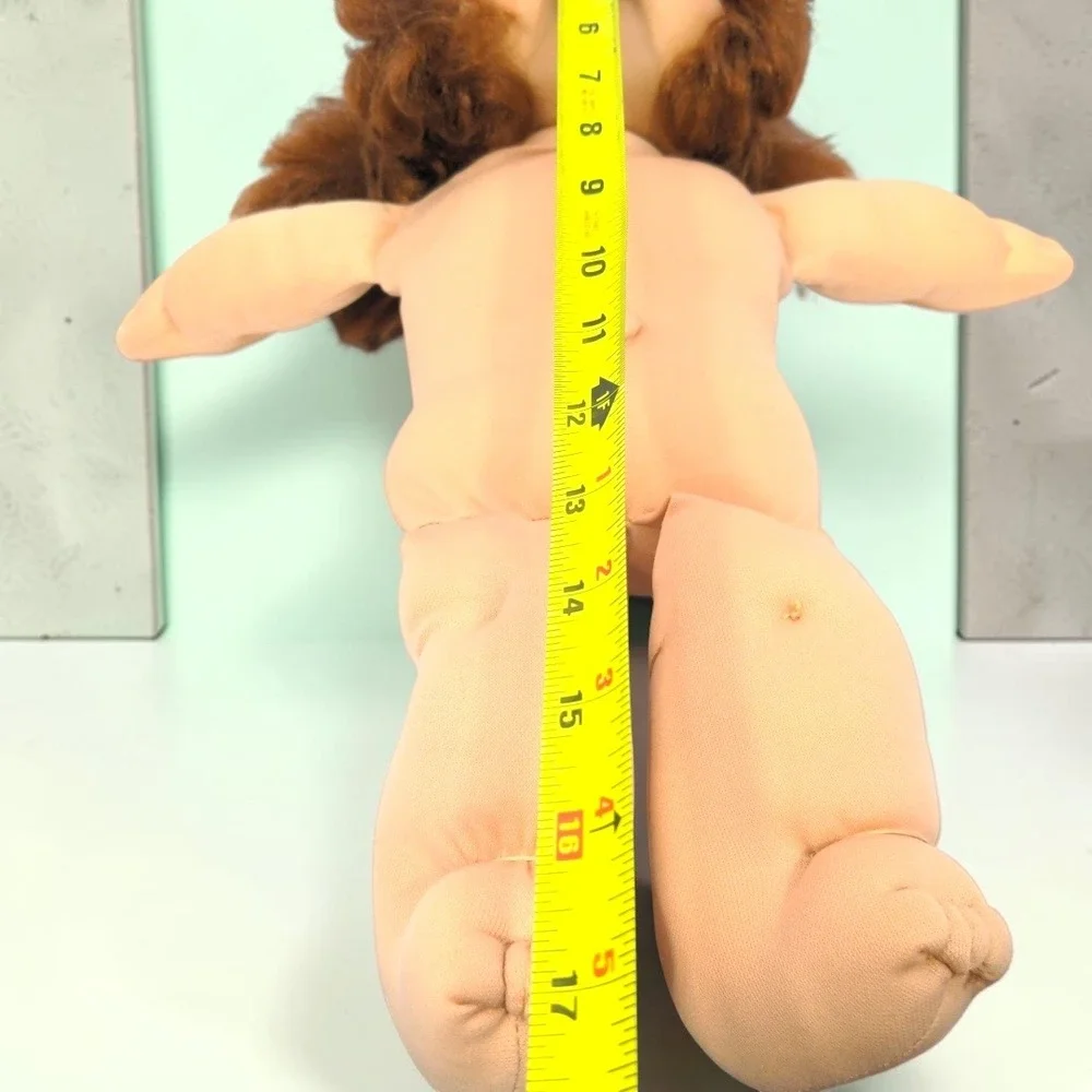 VTG 1982 Coleco Cabbage Patch Kid Doll Auburn Red Hair Single Tooth Head Mold #5
